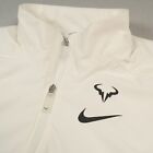 Used Nike Rafa Nadal Jacket Open Australia Tennis White Dd8537-100