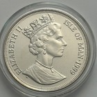 1999 Isle Of Man Viking Mars Lander Coin Cuni Bu Condition Free Shipping