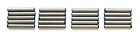 1 8 X 1  Dowel Pins - Set Of 20 - Heat Treated Alloy Steel - Bright Finish