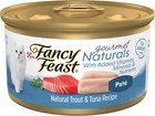 Complete Nutritional Gourmet Wet Cat Food - Trout   Tuna Pate By Purina  12 Cans