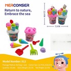 11-piece Ice Cream Sand Bucket Set For Beach And Backyard Play