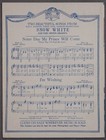 2 Disney Snow White   Seven Dwarfs Original Sheet Music Some Day  Heigh-ho  1937