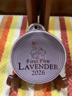 Fiesta Ornament First Fire Lavender 2026 Nwt Nib Pristine First Quality Not Secs