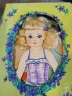 Vintage Diane Darling Paper Doll With Wavy Hair  Clothes   Friends