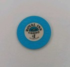 Vintage Royal Inn Casino Las Vegas Clay Gaming Chip Very Rare