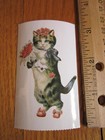Victorian Rose Stickers Cat Purse Shoe Teapot Cups 1997 Vintage Collectible
