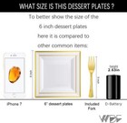 200pcs Gold Plastic Dessert Plates With Plastic Forks