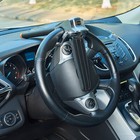 Us Vehicle Car Steering Wheel Security Lock W 2 Keys Anti Theft Devices Foldable