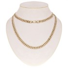 Men s 10k Yellow Gold Solid Curb Cuban Link Chain Necklace 22  8mm 58 3 Grams