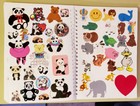Stickerbook Collection 100 Pages Vintage Retro Retired Scented 80s 90s Fuzzy 