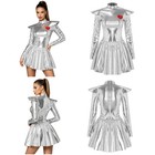 Women Uniforms Festivals Dress Cosplay Space Suit Themed Party Alien Costume