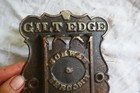 Antique Cast Iron Advertising Display Gilt Edge Schwab   Sercomb Lot 25-34-5