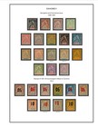 Color Printed Dahomey 1899-1944 Stamp Album Pages  16 Illustrated Pages 