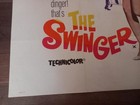 The Swinger 1966 British Quad Poster Ann-margret Tony Franciosa Robert Coote