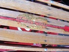 Vintage Flexible Flyer  Wooden Snow Sled Winter Collectable Decoration 