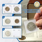 100 Pockets 50 Pieces 2x2 Double Pocket Coin Flip Clear Safe Storage Coin