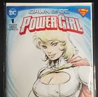 Powergirl Blank Original Art Signed And Sketched By Buzz W coa