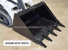 36  Mini Low Profile Tooth Bucket For Bobcat Mt-55 Mt-85 Track Skid Loader Teeth