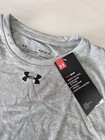 Under Armour Youth Locker 2 0 Shirt Gray Heather   Black Yth Lg