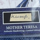 Mother Teresa Handwritten Word Cut From A Autograph Letter Signed Beckett Bas