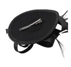 Satin Clip Fascinator Feather Hair Party Headpiece Wedding Hairpin Headwear