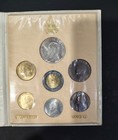 1984 Vatican Coins Set With Silver 1000 Lire Pope John Paul Ii Bu