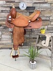 15    Big Horn Barrel Saddle-  1511 Deep Seat  Western  Oak Leaf  Clean        