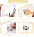 Winter Animals Rub On Transfers For Crafts  16 Pcs Christmas Rub On Transfer For