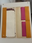 Vintage Current Carousels Stationery Paper Envelope Letter Set Gold Pink 1970   s