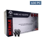 Great Glove Black Nitrile Powder-free Gloves  S M L Xl Box Of 1000 New In Box