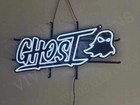 Ghost 24 x13  Vivid Led Neon Sign Light Lamp Bar Club Room Pub With Dimmer Vm