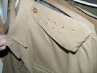 Wwii Ww2 British Khaki Bush-jacket Material Shirt  Slip On Straps Captain Rank