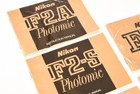 Lot Of Vintage Nikon Camera Instruction Manuals   Brochures F2s F2a Fe2 F3hp V26