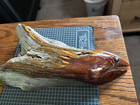 Rocky Mountain Rustic Tim Bergren 100 Year Old Post Carved Fish