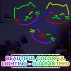  5-pack Black Light Tape - Uv-reactive Neon Green  Orange  Blue  Pink  Yellow