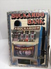 Vintage Buckaroo Slot Machine Bank - Venture Dep Store 0166 401- Nib Mint Hk