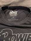 Vintage David Bowie Graphic Shirt Charcoal Black Ziggy Stardust Retro Graphic T