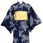 Women s Hand-sewn Japanese Yukata     Traditional Cotton Summer Kimono Med lg