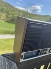 Vintage 1973 Toshiba Solid State Radio Model Rh-541f Wood Veneer Made In Japan
