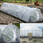 6mil Clear Greenhouse Poly Film Plastic Sheeting 13-30ft Width X Various Length
