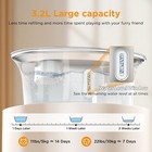 Stainless Steel Cat Water Fountain 3 2l Pet Drinking Fountain Dispenser For Cats