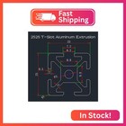 Ixgnij 1010 10 Series 1 Inch X 1 Inch T Slot Aluminum Extrusion  25mmx25mm  Euro