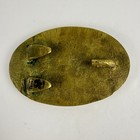 Union Civil War Reproduction Belt Buckle Oval Solid Brass Us Military