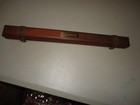 Handmade Hall Crystal Flute In  g  1990 With Case Flowers Flower Design