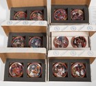 Michael Jordan 12 Mini Plate Set W  Backboard Display - Bradford Exchange 1997