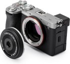 Black Viltrox 28mm F4 5 Auto Focus Pancake Lens For Sony E Mount Cameras