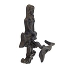 Cast Iron Mermaid Dolphin Door Knocker Nautical Beach Decor Rustic Antique Style