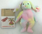 Hippie Twins Ty Beanie Baby Sports Commemorative   Stub