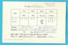 Vintage 1987 Ussr Soviet Russia Ham Radio Qsl Card Fox Hunting Direction Finding