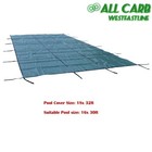 Inground Pool Safety Cover Winter Pool Cover 18 x32  For 16 x30  Swimming Pool